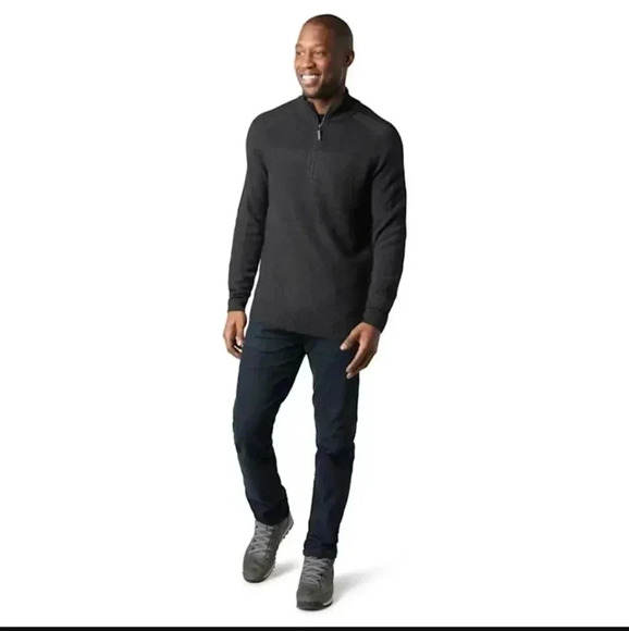 SmartWool Men's Ripple Ridge Half Zip Sweater - Picture 1 of 4